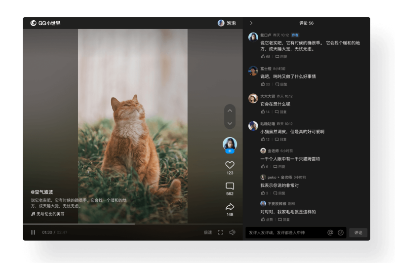 QQ 小世界